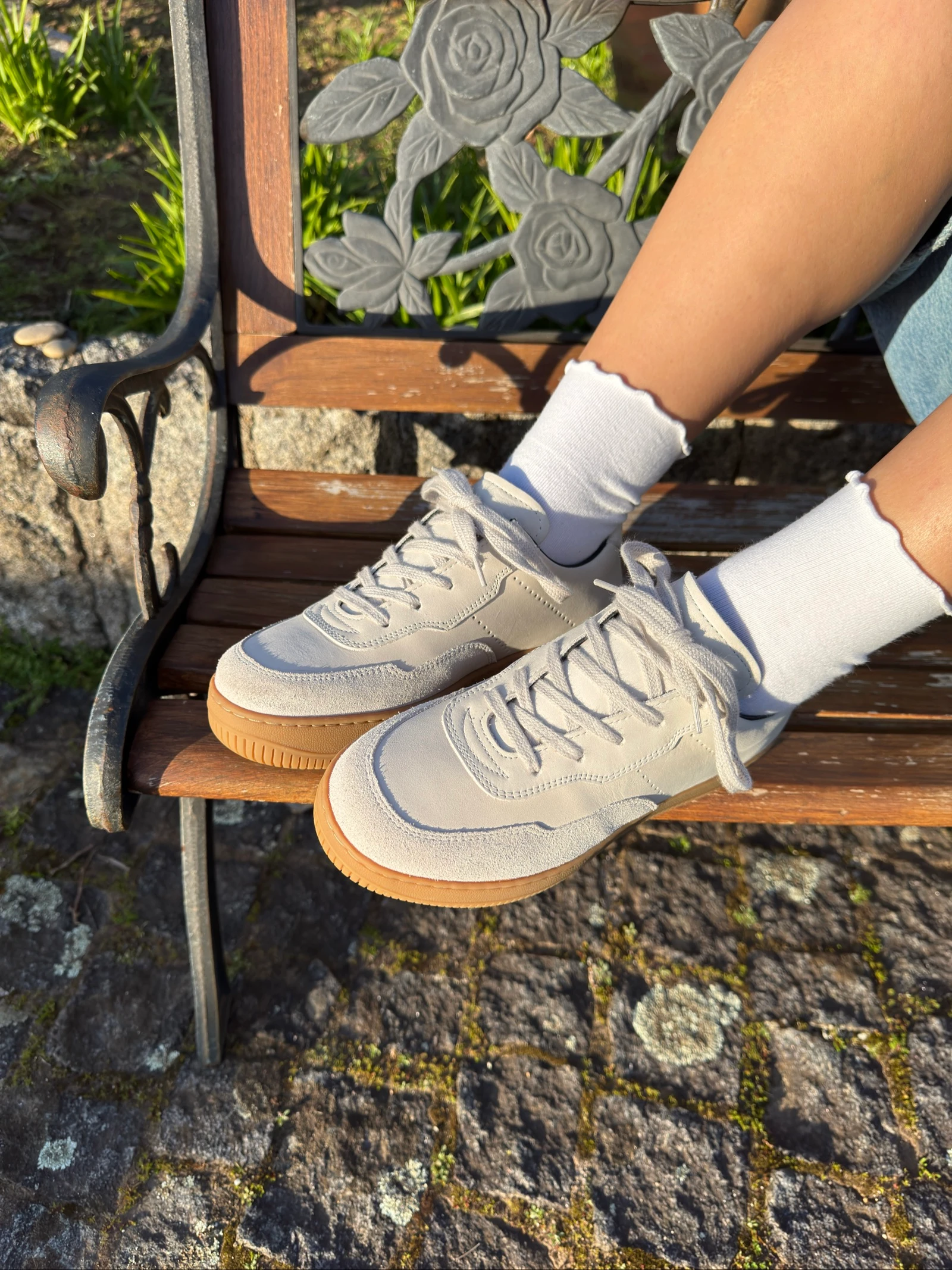 MHL Bejes sneakers van leer. – photo 4
